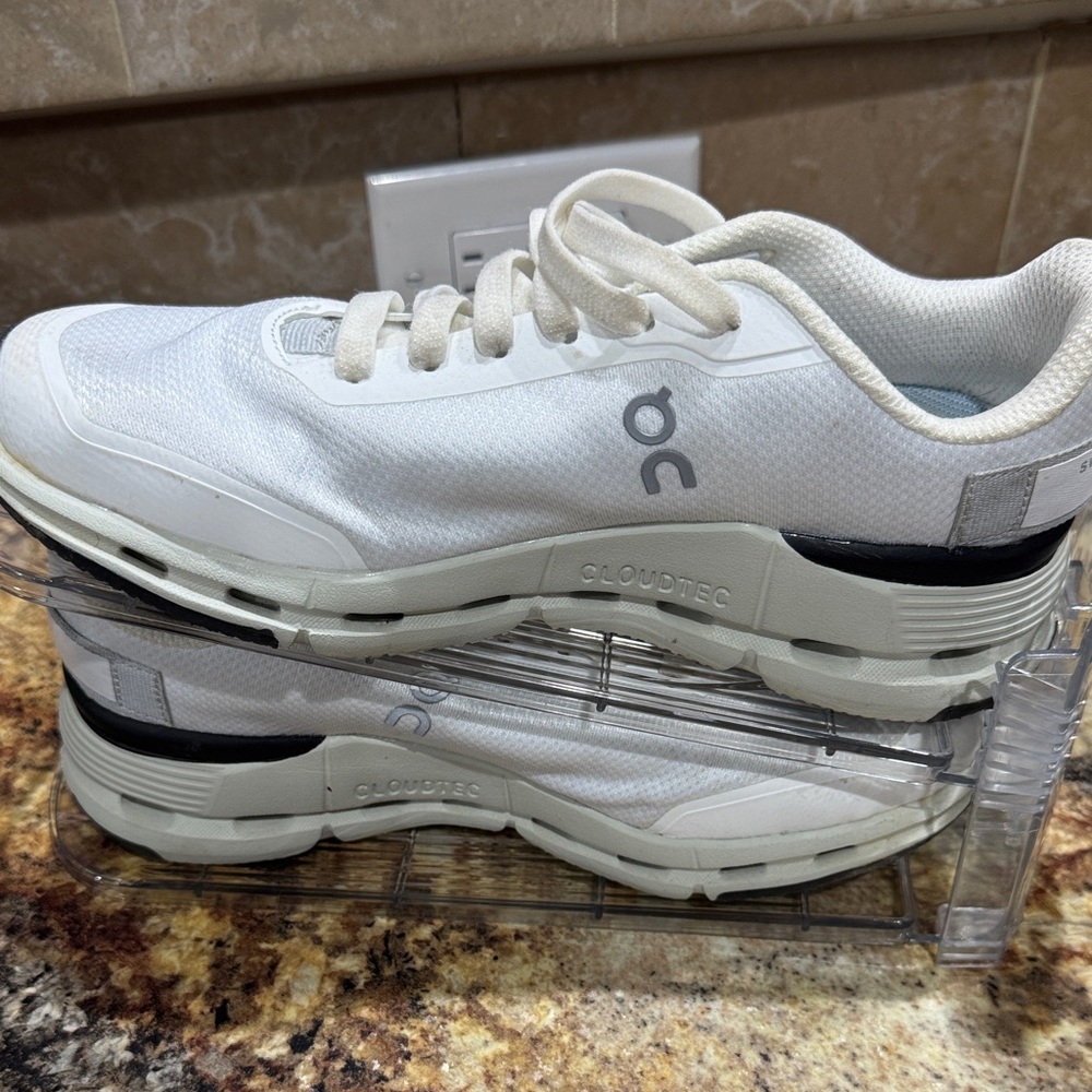 On Running Men's White Cloudtec Sneakers
